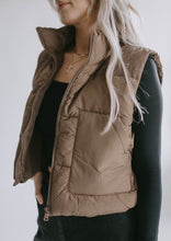 Load image into Gallery viewer, Hot Chocolate Puffer Vest
