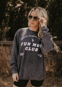 Fun Mom Club Corded Sweatshirt