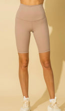 Load image into Gallery viewer, Taupe Biker Shorts

