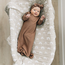 Load image into Gallery viewer, Sand Rainbow Muslin Swaddle Blanket
